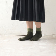 Load image into Gallery viewer, Merino Wool 5Toe Layered Short Socks (4-6.5)