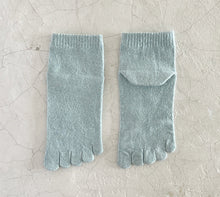 Load image into Gallery viewer, Silk Mélange 5Toe Short Socks (4-6.5)