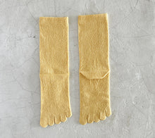 Load image into Gallery viewer, Silk Mélange 5Toe Crew Socks (4-6.5)