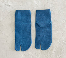 Load image into Gallery viewer, Washi Blend Tabi-Style Plain Short Socks (4-6.5)