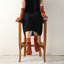 Load image into Gallery viewer, Merino Wool Tabi-Style Layered Short Socks (4-6.5)