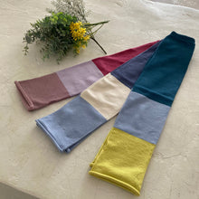 Load image into Gallery viewer, Luminous Silk Tricolor Arm Covers with Thumb Holes (One Size)