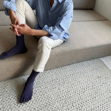 Load image into Gallery viewer, Silk Mélange 5Toe Crew Socks (6.5-8.5)