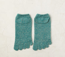 Load image into Gallery viewer, Linen & Silk 5Toe Sneaker Socks (6.5-8.5)